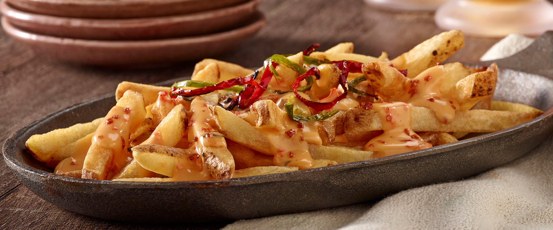 Pimento Beer-Cheese Fries