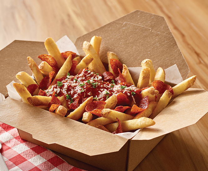 Pepperoni Pizza Fries