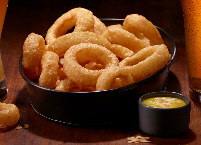 Beer Battered Rings with Kaya
