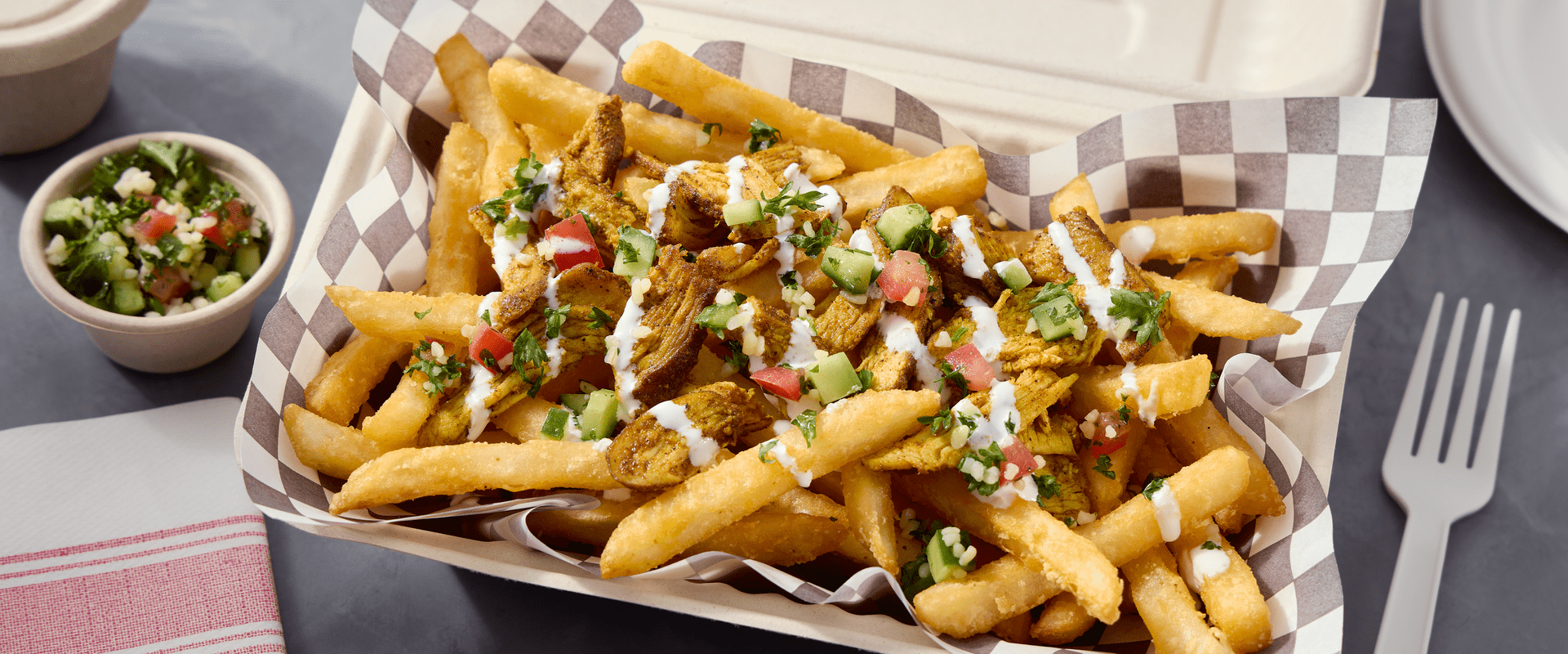 Chicken Shwarma Fries