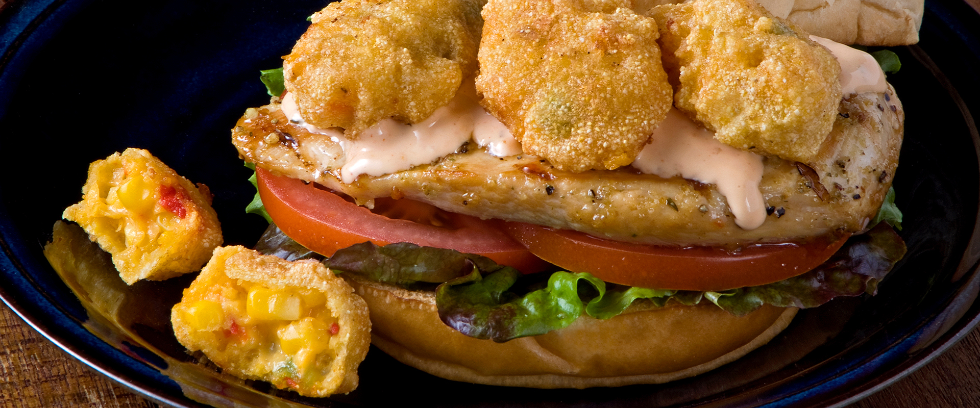 Southwestern Gold Nugget Chicken Sandwich