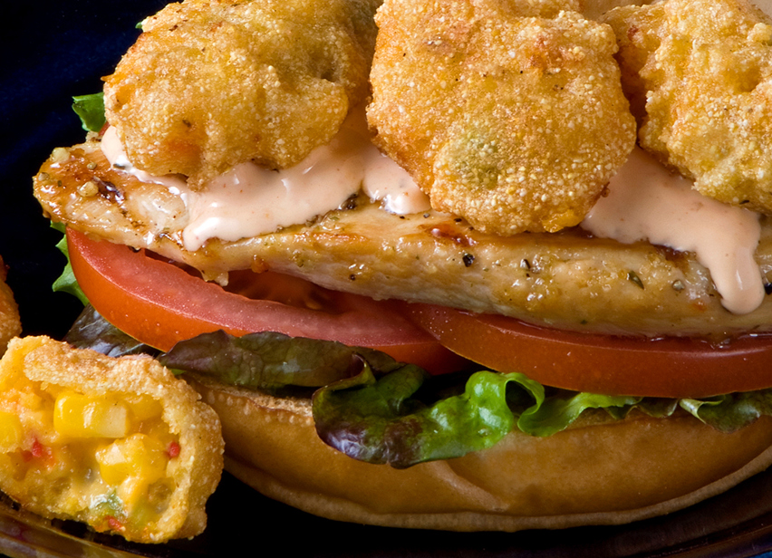Southwestern Gold Nugget Chicken Sandwich