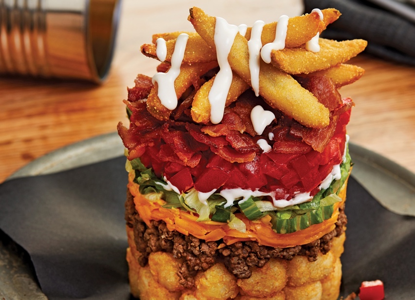 Cheeseburger Trashcan Totchos