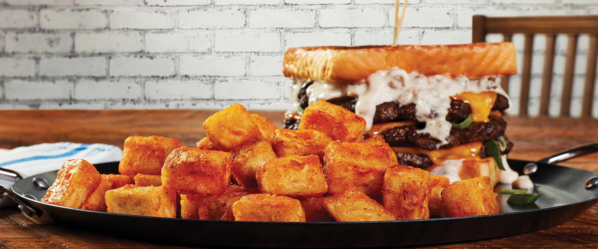 Stacked Texas Toast Burger