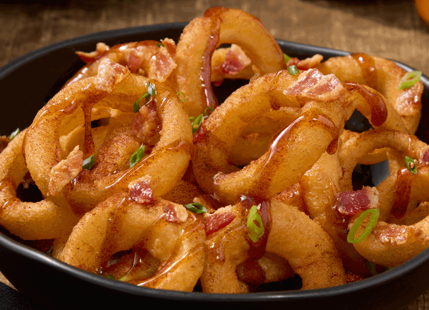 Hot Honey Bacon Rings