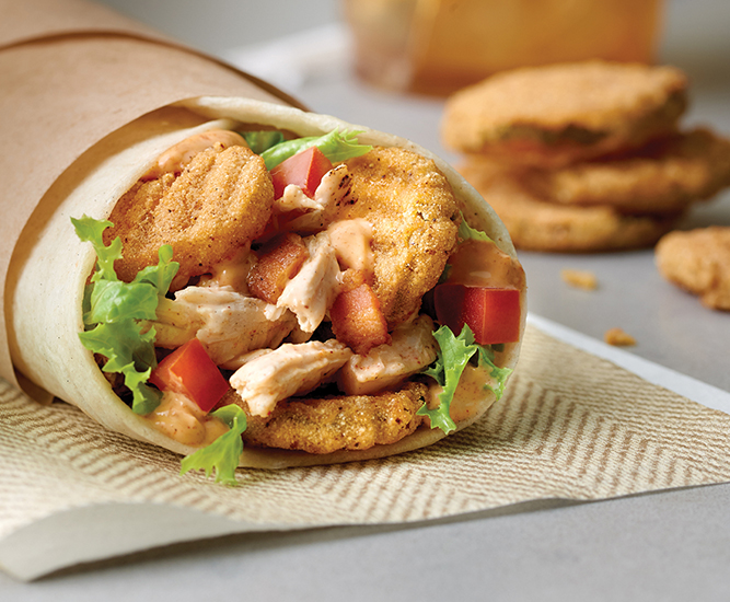 Pickled Chicken Wrap